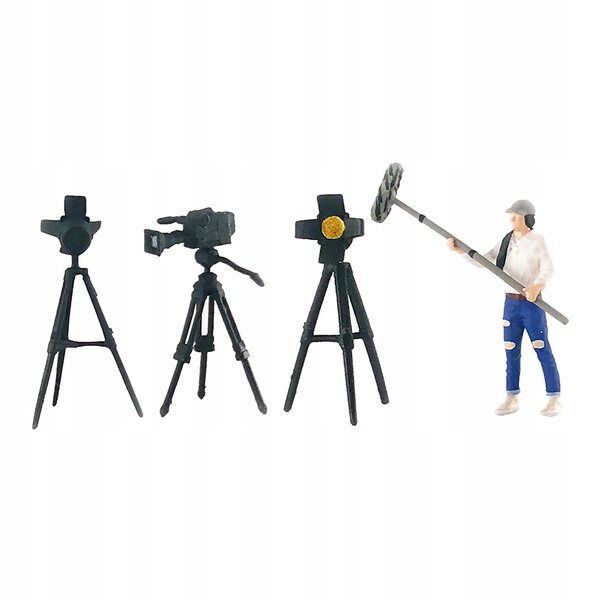 Figura Scenografica 1:64 in Resina Bianca per Diorama e Micro Paesaggi