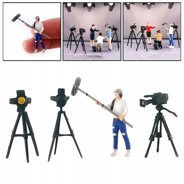 Figura Scenografica 1:64 in Resina Bianca per Diorama e Micro Paesaggi