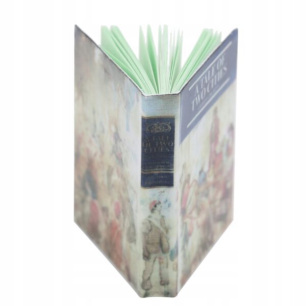 Mini libro decorativo per casa delle bambole in scala 1:12, carta ecologica