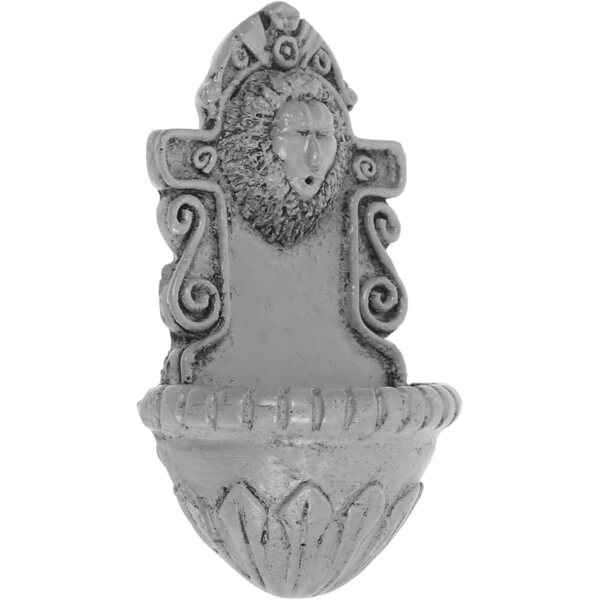 ABOOFAN Löwenkopf Miniatur-Wand- und Gartendekoration aus Kunstharz, 7,5 x 4,5 cm