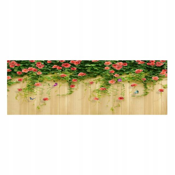 Gelbe dekorative rutschfeste Matte 40x120 cm für Schlafzimmer und Badezimmer aus Flanell