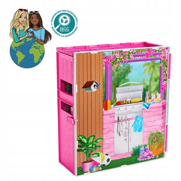Barbie Fashionistas Stilvolle Puppe mit gemütlichem Haus Mattel für Mädchen