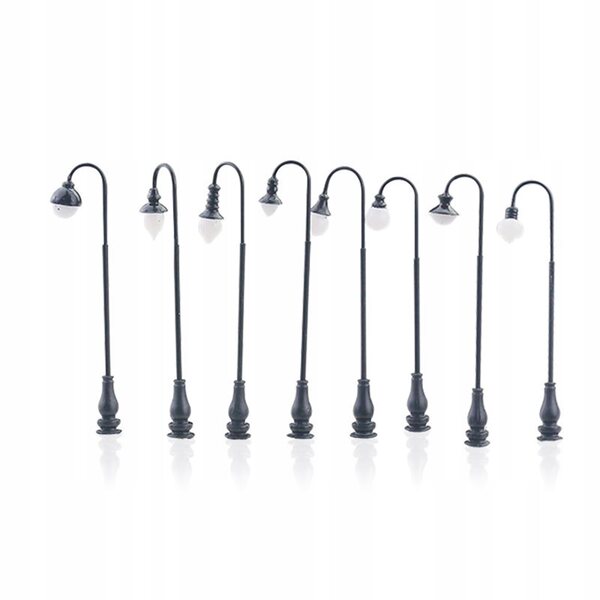 Lot de 10 lampes LED 3 V pour modèle ferroviaire, échelle HO TT N métallique