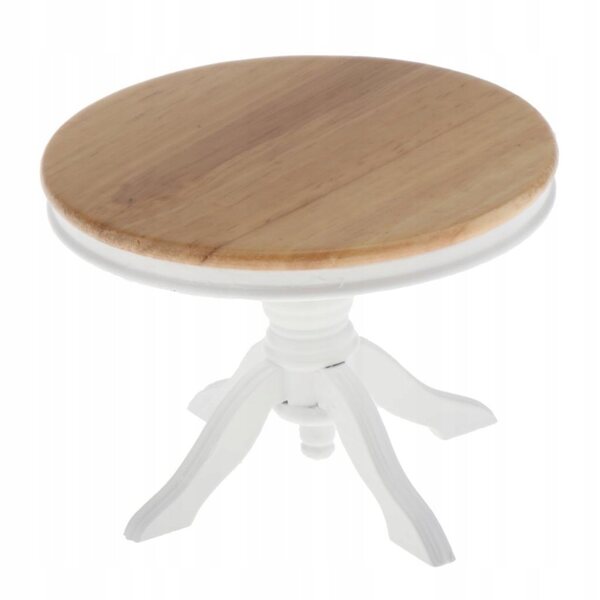 Mini mobili 1:12 per casa delle bambole set 3 sedie in legno di qualità