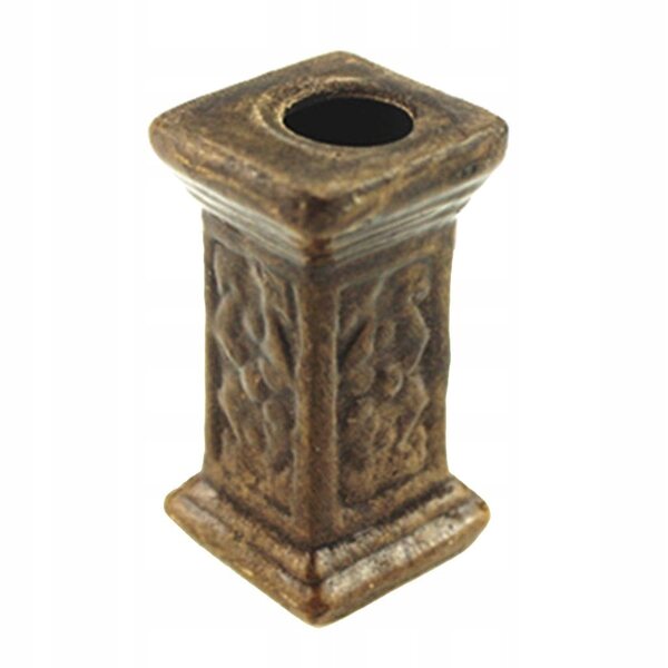 Cottage per bambole Miniatura Colonna Retro in Ceramica Marrone per Decorazione DIY