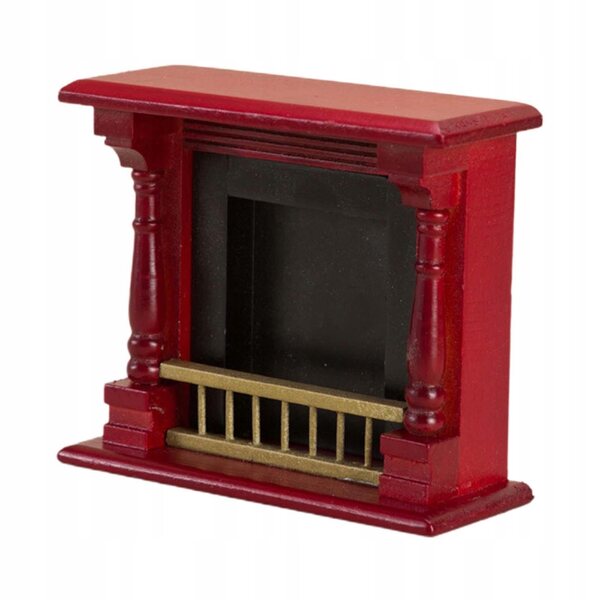 Modello Miniatura Camino in Legno 1:12 per Casa delle Bambole Decorazione