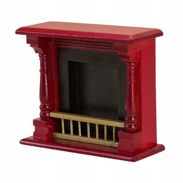 Modello Miniatura Camino in Legno 1:12 per Casa delle Bambole Decorazione