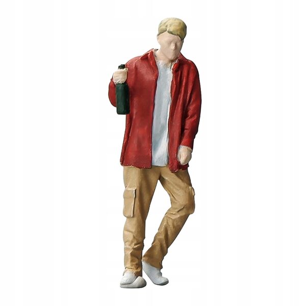 Figurine Miniature 1:64 Persone Resinati per Diorami e Micro Paesaggi