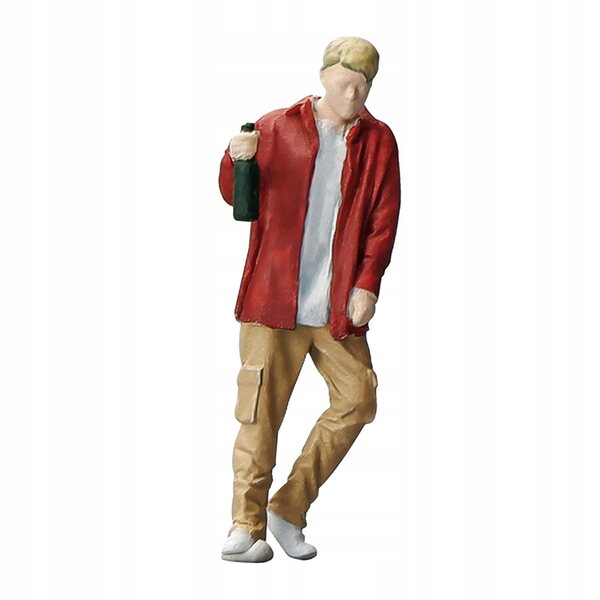 Figurine Miniature 1:64 Persone Resinati per Diorami e Micro Paesaggi