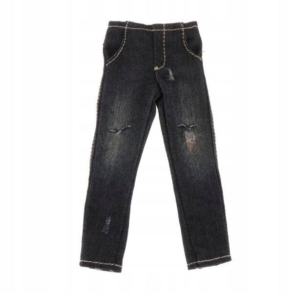 Lässige und widerstandsfähige Jeanshose für 1/12 männliche Actionfiguren 6 Zoll