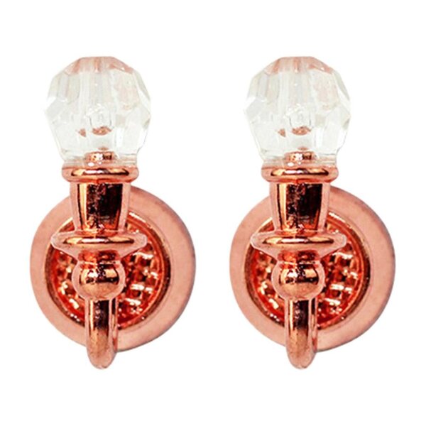 Lampada da parete rosa oro per casetta delle bambole 1:12 stile scandinavo