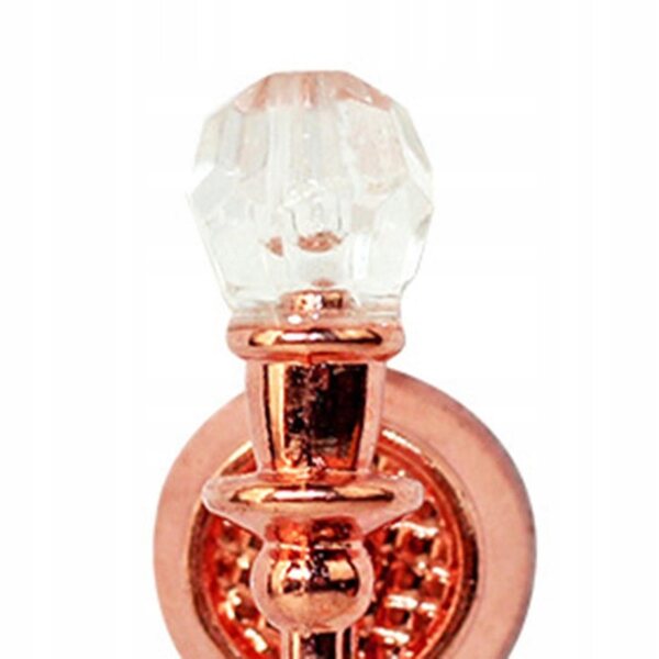 Lampada da parete rosa oro per casetta delle bambole 1:12 stile scandinavo