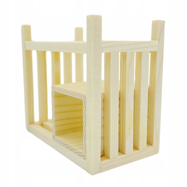 Miniatura 1:12 Scaffale in Legno per Casa delle Bambole – Modello Decorativo