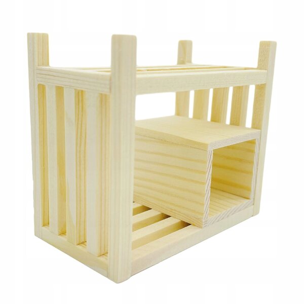 Miniatura 1:12 Scaffale in Legno per Casa delle Bambole – Modello Decorativo