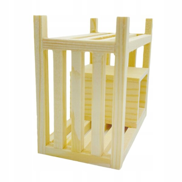 Miniatura 1:12 Scaffale in Legno per Casa delle Bambole – Modello Decorativo
