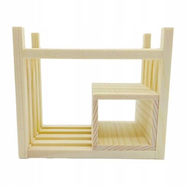 Miniatura 1:12 Scaffale in Legno per Casa delle Bambole – Modello Decorativo