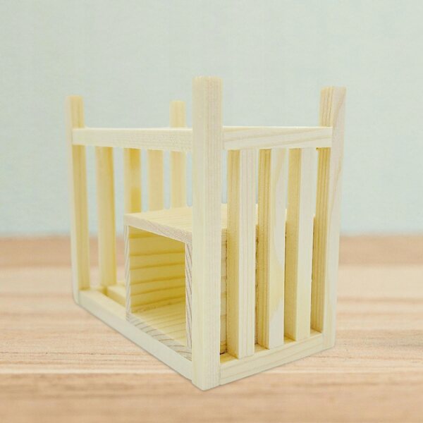 Miniatura 1:12 Scaffale in Legno per Casa delle Bambole – Modello Decorativo