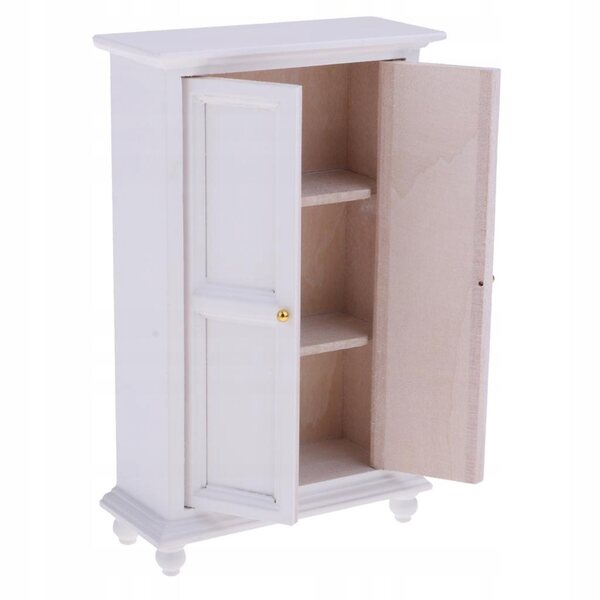 1:12 Miniatur-Holzgarderobe für Puppenhaus, exquisite Einrichtung