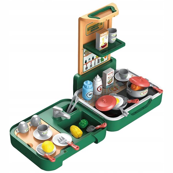 Set Gioco Play House 41 pezzi con Accessori per Bambini da 18 Mesi in ABS