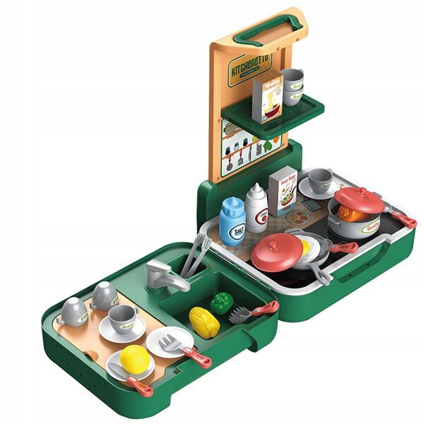 Set Gioco Play House 41 pezzi con Accessori per Bambini da 18 Mesi in ABS