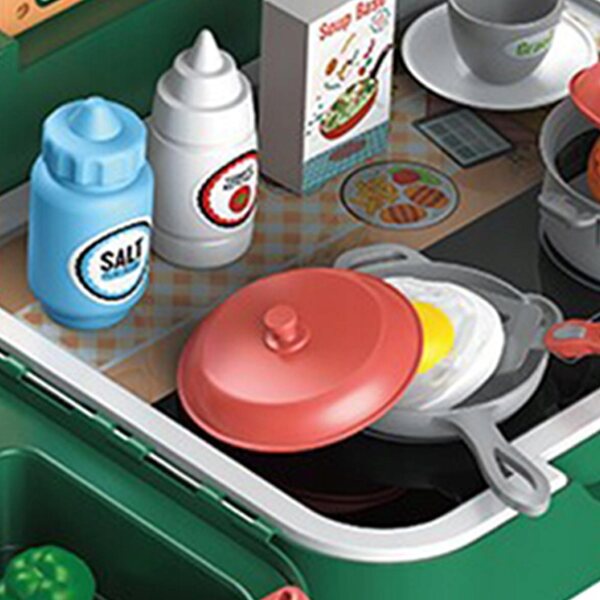 Set Gioco Play House 41 pezzi con Accessori per Bambini da 18 Mesi in ABS