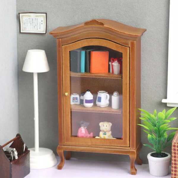Miniatura armadio in legno per casa delle bambole, decorazione scala 1:12
