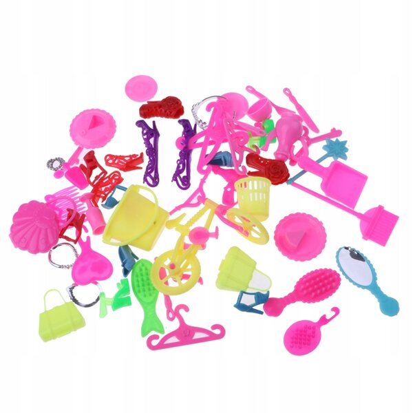 Set 55 Accessori Multifunzione per Casa delle Bambole 1/6 - Giochi per Bambine