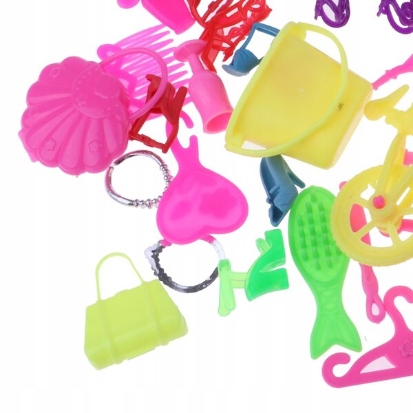 Set 55 Accessori Multifunzione per Casa delle Bambole 1/6 - Giochi per Bambine