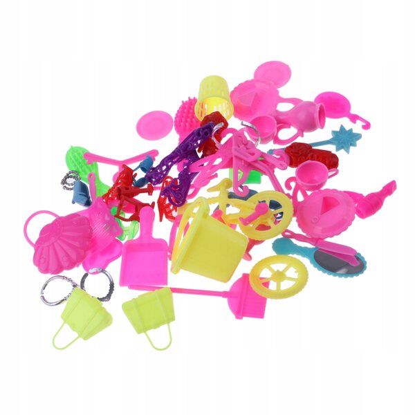Set 55 Accessori Multifunzione per Casa delle Bambole 1/6 - Giochi per Bambine