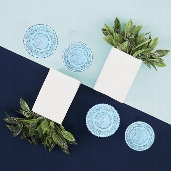 Mini set piatto frutta per casa delle bambole 1:12 in plastica blu