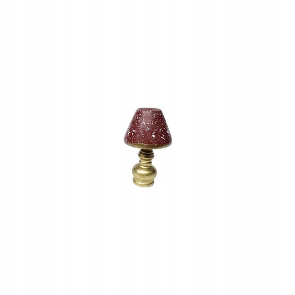 Lampa da scrivania in legno per casa delle bambole scala 1:12 vintage