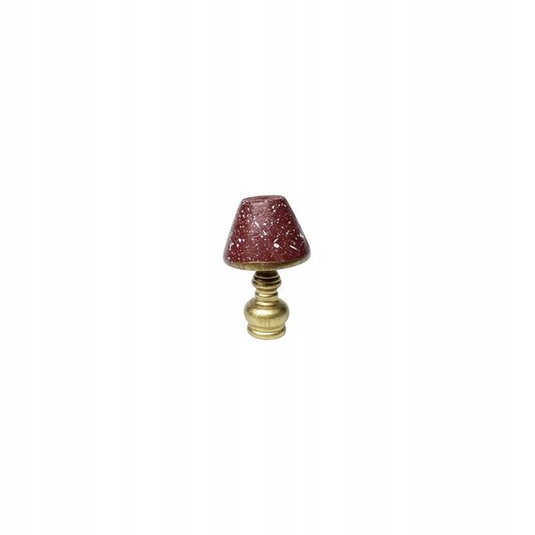 Lampa da scrivania in legno per casa delle bambole scala 1:12 vintage