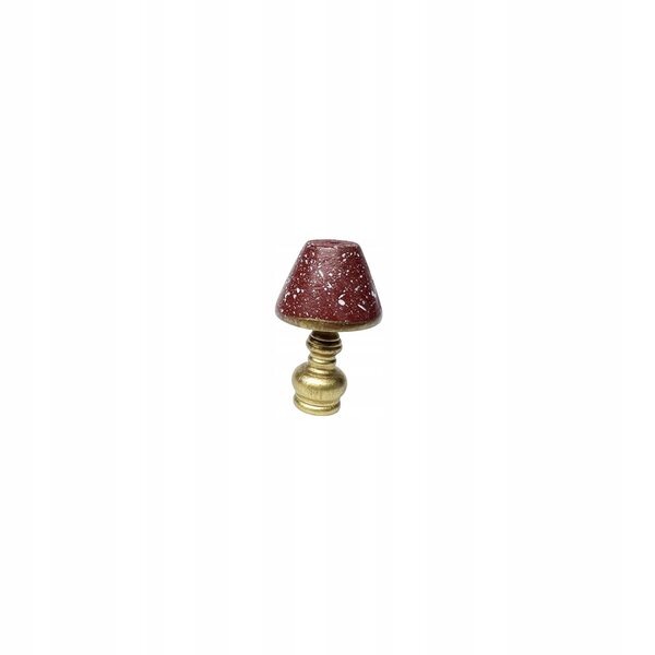 Lampa da scrivania in legno per casa delle bambole scala 1:12 vintage