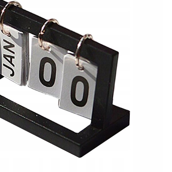 Mini-Kalender 1:6 Puppenhausminiatur Schwarz Robustes ABS