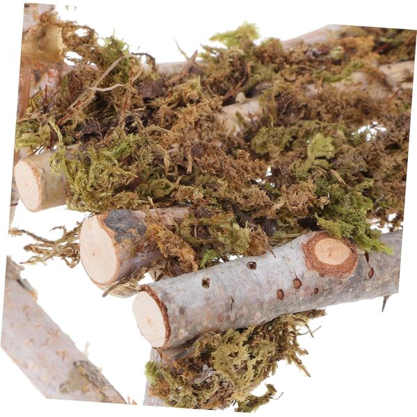 Hemobllo Mini Sedia in Legno per Case delle Bambole e Micro Paesaggi 15x15x8,5 cm