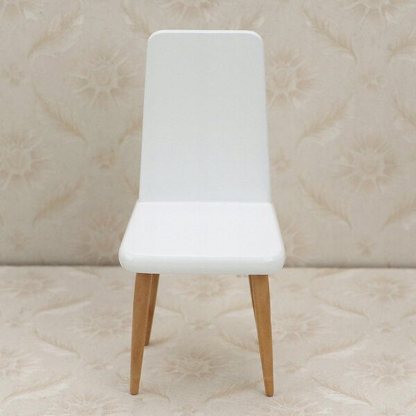 Mini Sedia in Legno per Casa delle Bambole 1:12, Arredo Perfetto e Resistente