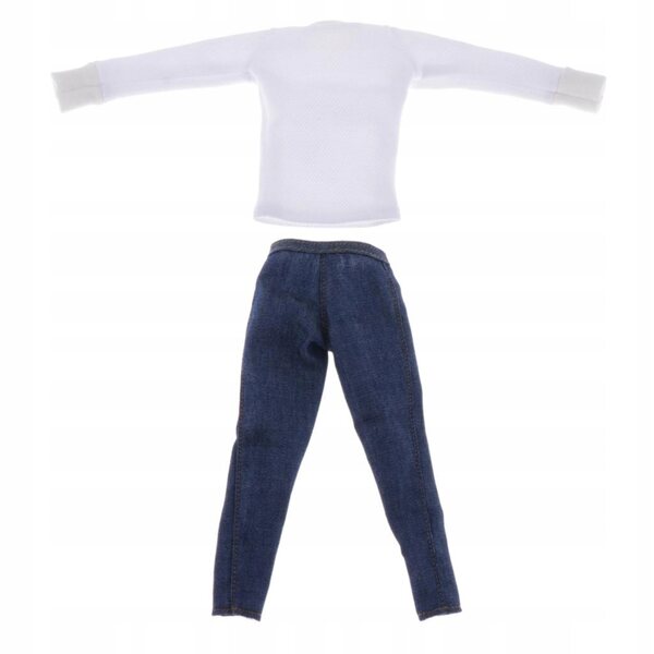 1/6 Freizeitkleidung: Pullover und Jeans für 12-Zoll-Puppe