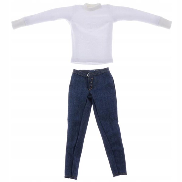 1/6 Freizeitkleidung: Pullover und Jeans für 12-Zoll-Puppe