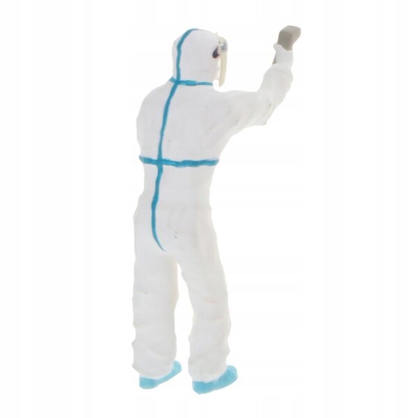 Miniatura 1:64 Medico Dipinto a Mano per Diorama e Collezione, Altezza 2,8-3 cm