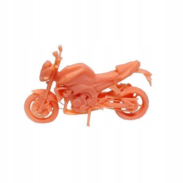Detailliertes Motorradmodell aus Kunstharz im Maßstab 1:64 für DIY-Szenarien und Dekorationen