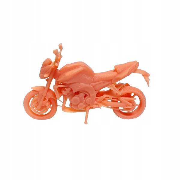 Detailliertes Motorradmodell aus Kunstharz im Maßstab 1:64 für DIY-Szenarien und Dekorationen