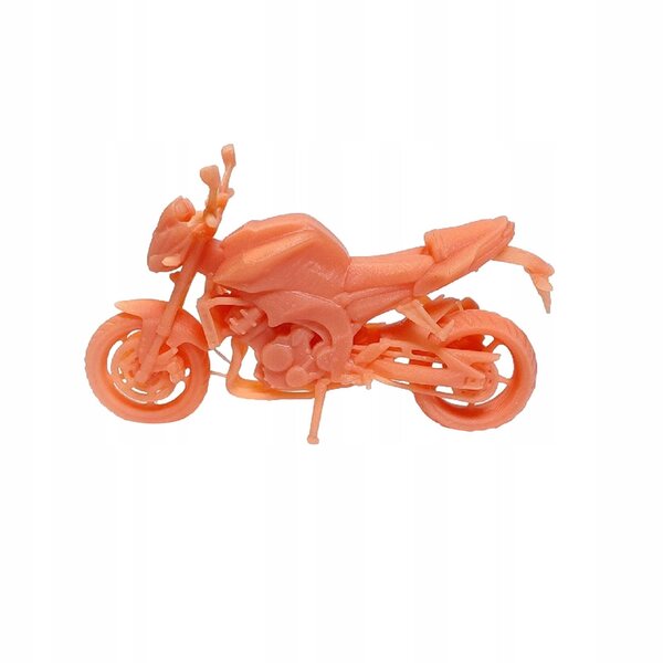 Detailliertes Motorradmodell aus Kunstharz im Maßstab 1:64 für DIY-Szenarien und Dekorationen