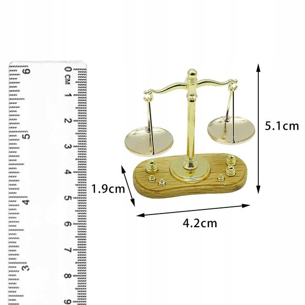 Miniatura casa delle bambole 1:12 in legno e metallo per giochi e decorazioni