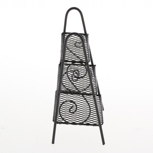 Mini Stativo in Metallo per Fiori Casa delle Bambole Scala 1:12, 5x11 cm