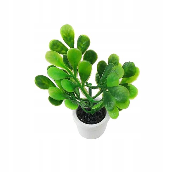 Miniatuur groene plant 1:12 voor poppenhuis - realistisch en duurzaam decor