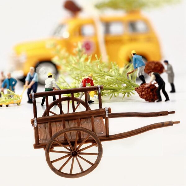 Mini-Feengarten-Wagen aus Kunststoff – Set 2 Stück Sirxlevcy