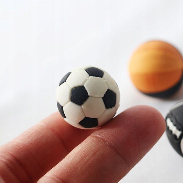 Set Miniature Sportive 1:12 per Casa delle Bambole Rugby Calcio Basket Tennis