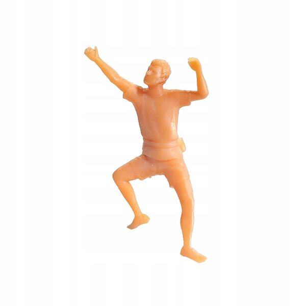1:64 Miniaturfigur für Kletterszenarien aus handbemaltem Harz