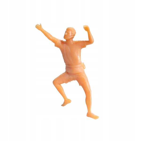 1:64 Miniaturfigur für Kletterszenarien aus handbemaltem Harz