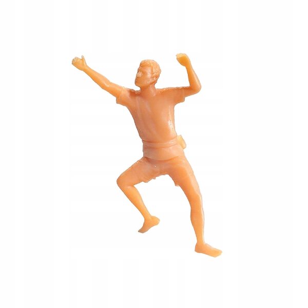 1:64 Miniaturfigur für Kletterszenarien aus handbemaltem Harz